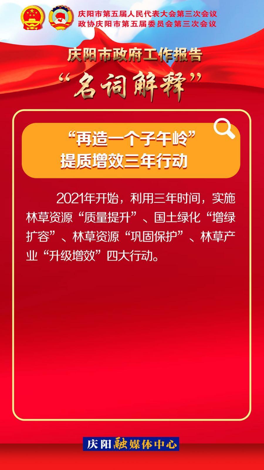 【微海報】30個“名詞解釋”，幫你讀懂慶陽市政府工作報告（二）