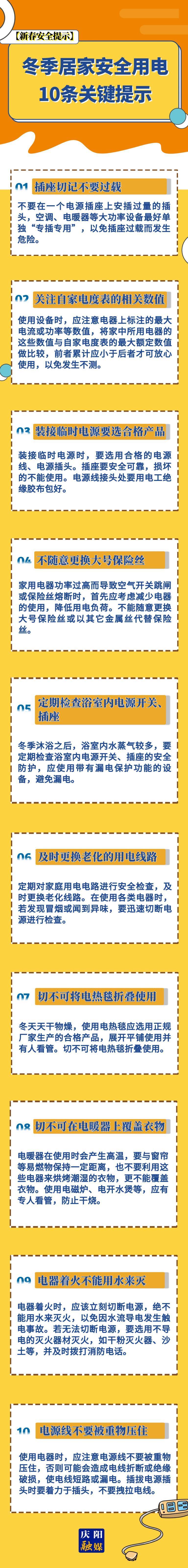 【新春安全提示】冬季居家安全用電10條關(guān)鍵提示