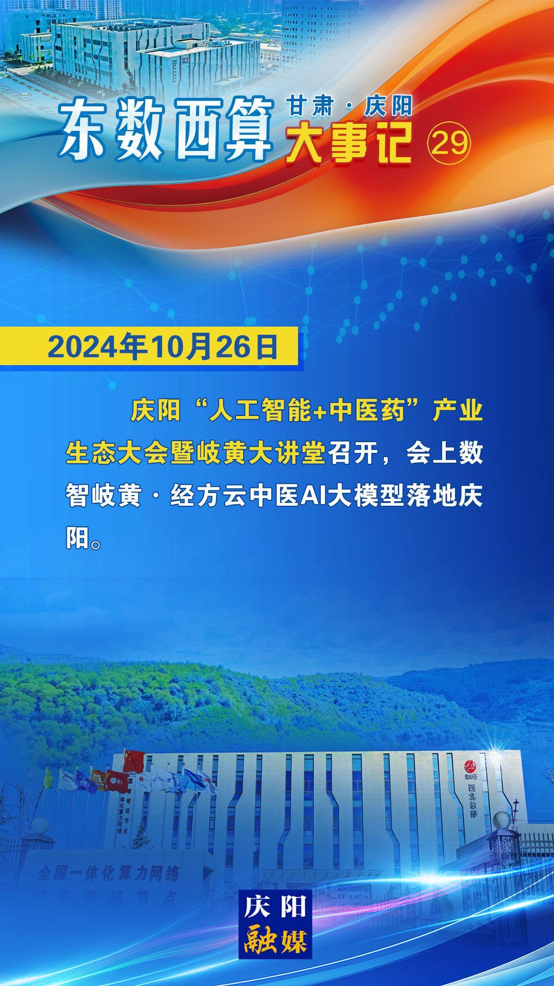 甘肅·慶陽“東數(shù)西算”大事記之二十九